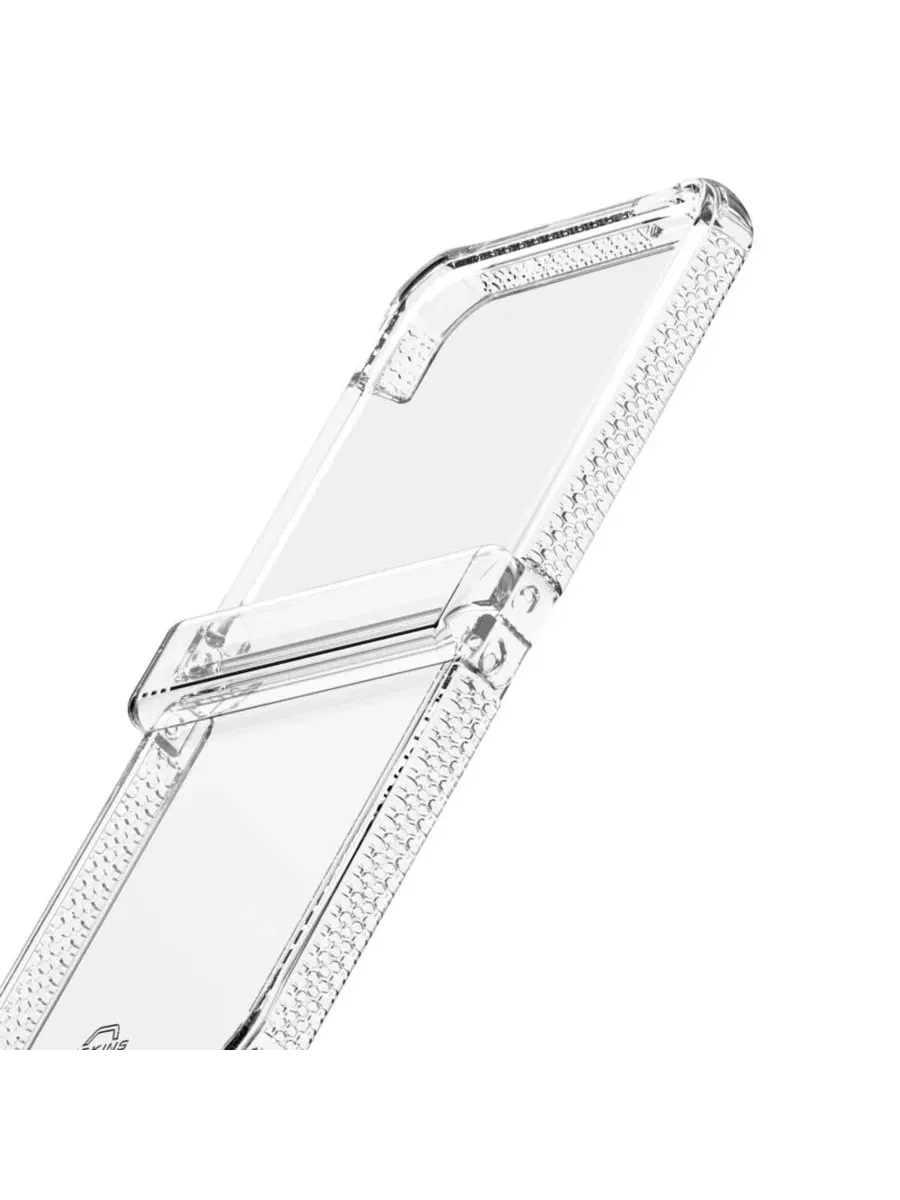 Чехол-гибрид с прозрачной спинкой для Samsung Galaxy Z Flip6 ITSkins — изображение 7 из 8, прозрачный