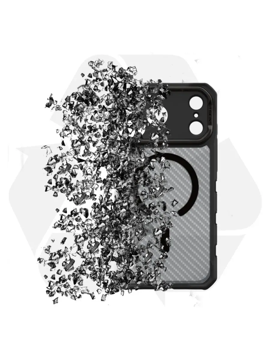 Чехол MagSafe для Apple iPhone 17 Pro Max, Supreme_R Tek ITSkins — изображение 7 из 7, черный