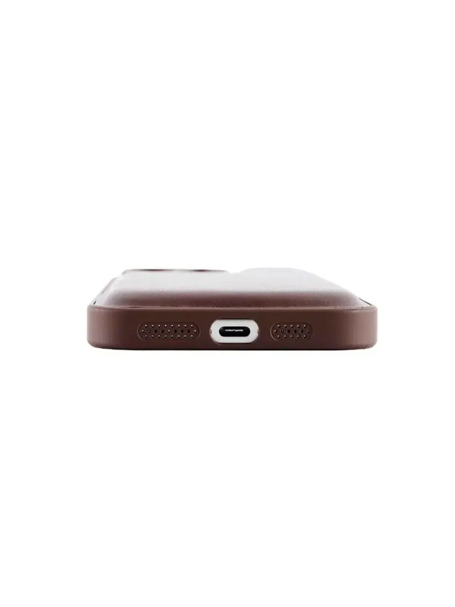 Чехол для iPhone 15 Pro с приподнятой окантовкой камеры, Neutral Cushion Auramma — изображение 2 из 6, коричневый