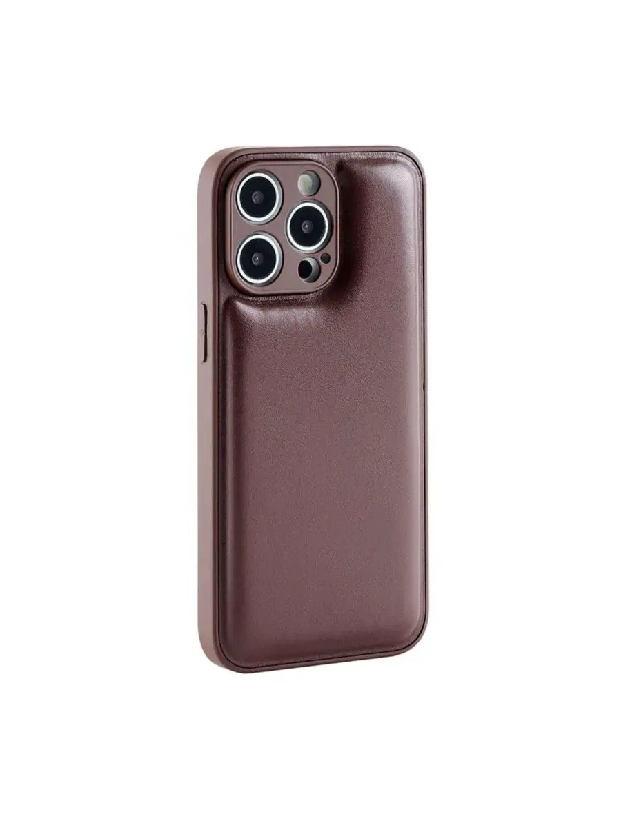 Чехол для iPhone 15 Pro с приподнятой окантовкой камеры, Neutral Cushion Auramma — изображение 5 из 6, коричневый