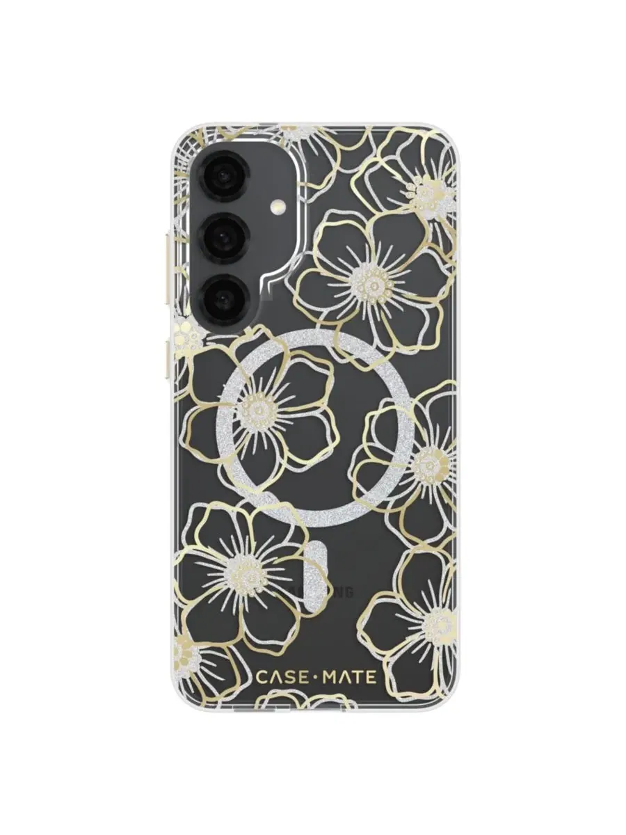 Чехол-книжка с магнитной застежкой и принтом Floral Gems для Samsung Galaxy S25+ Case-Mate
