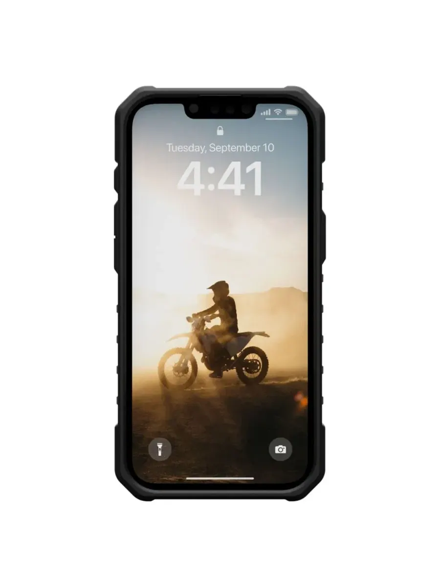 Защитный чехол Pathfinder MagSafe для Apple iPhone 16e, Urban Armor Gear — изображение 3 из 9, черный