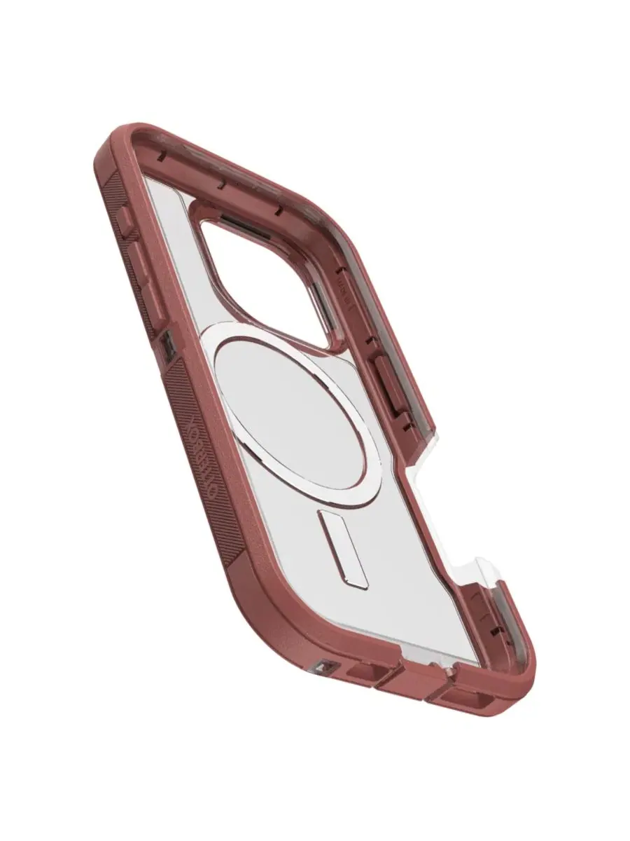 Чехол Defender Pro XT Clear MagSafe для Apple iPhone 16 Pro Otterbox — изображение 4 из 5, красный