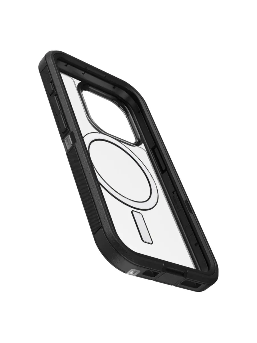 Защитный чехол Defender Pro XT Clear MagSafe Otterbox — изображение 3 из 5, черный