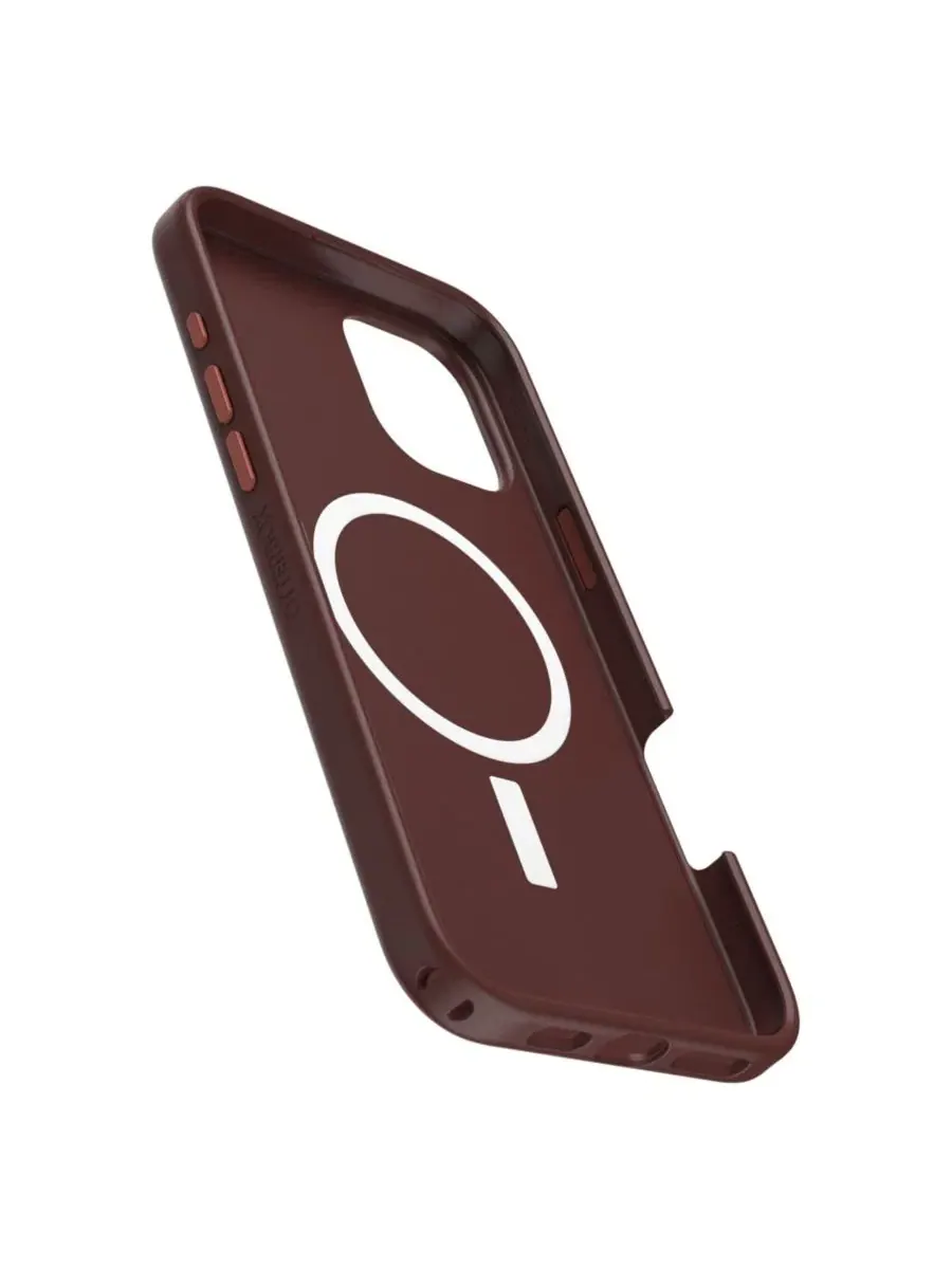 Чехол Symmetry MagSafe для Apple iPhone 16 Plus Otterbox — изображение 4 из 5, темный красный