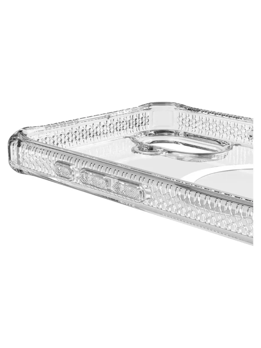 Чехол-гибрид Hybrid_R Clear MagSafe для Apple iPhone 16 ITSkins — изображение 4 из 5, прозрачный