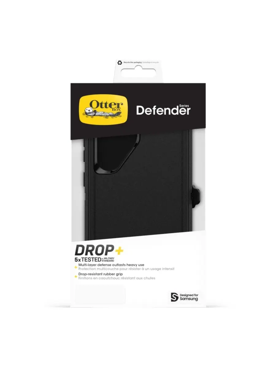 Защитный чехол Defender для Samsung Galaxy S24 Ultra Otterbox — изображение 5 из 6, черный
