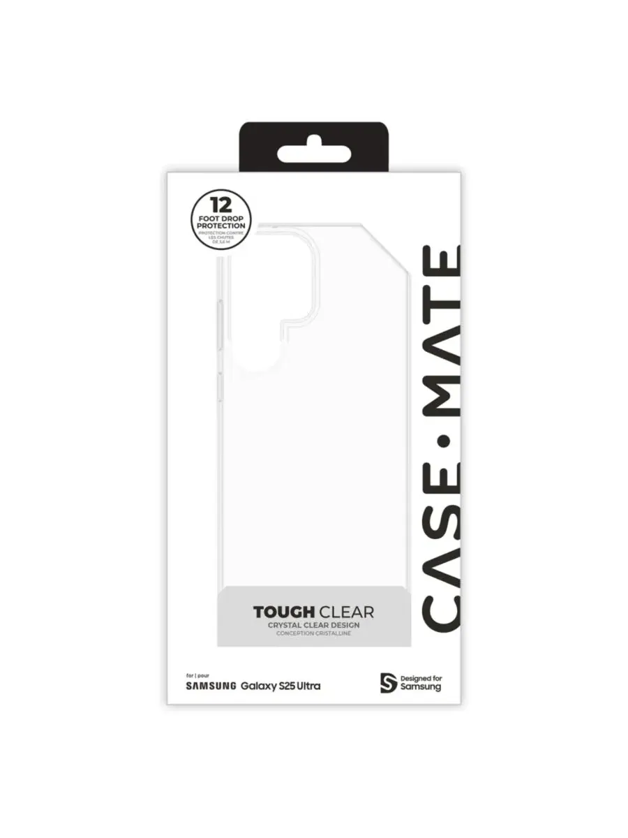 Чехол для Samsung Galaxy S25 Ultra Tough Clear Case-Mate — изображение 6 из 8, прозрачный