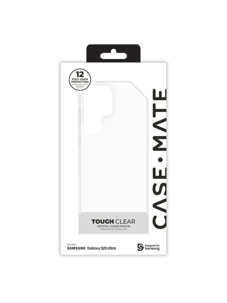 Чехол для Samsung Galaxy S25 Ultra Tough Clear Case-Mate — изображение 8 из 8, прозрачный