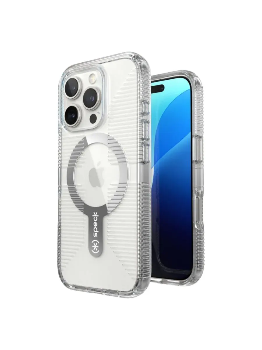 Защитный чехол Gemshell Grip для Apple iPhone 16 Pro Speck — изображение 4 из 6, прозрачный