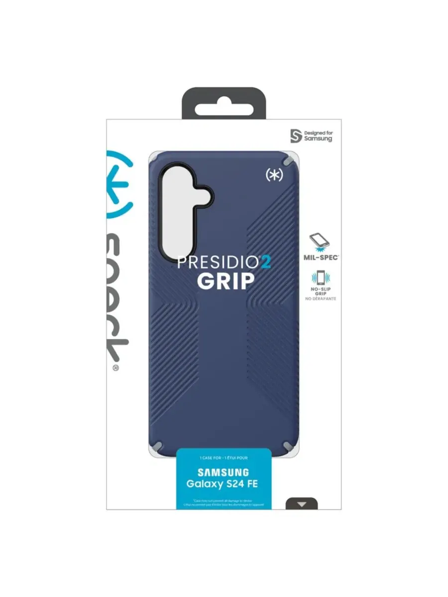 Защитный чехол Presidio2 Grip для Samsung Galaxy S24 FE Speck — изображение 7 из 9, синий