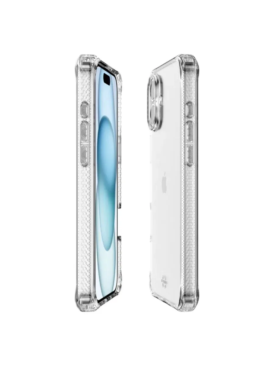 Ударопрочный чехол Spectrum_R Clear для Apple iPhone 16 ITSkins — изображение 4 из 5, прозрачный