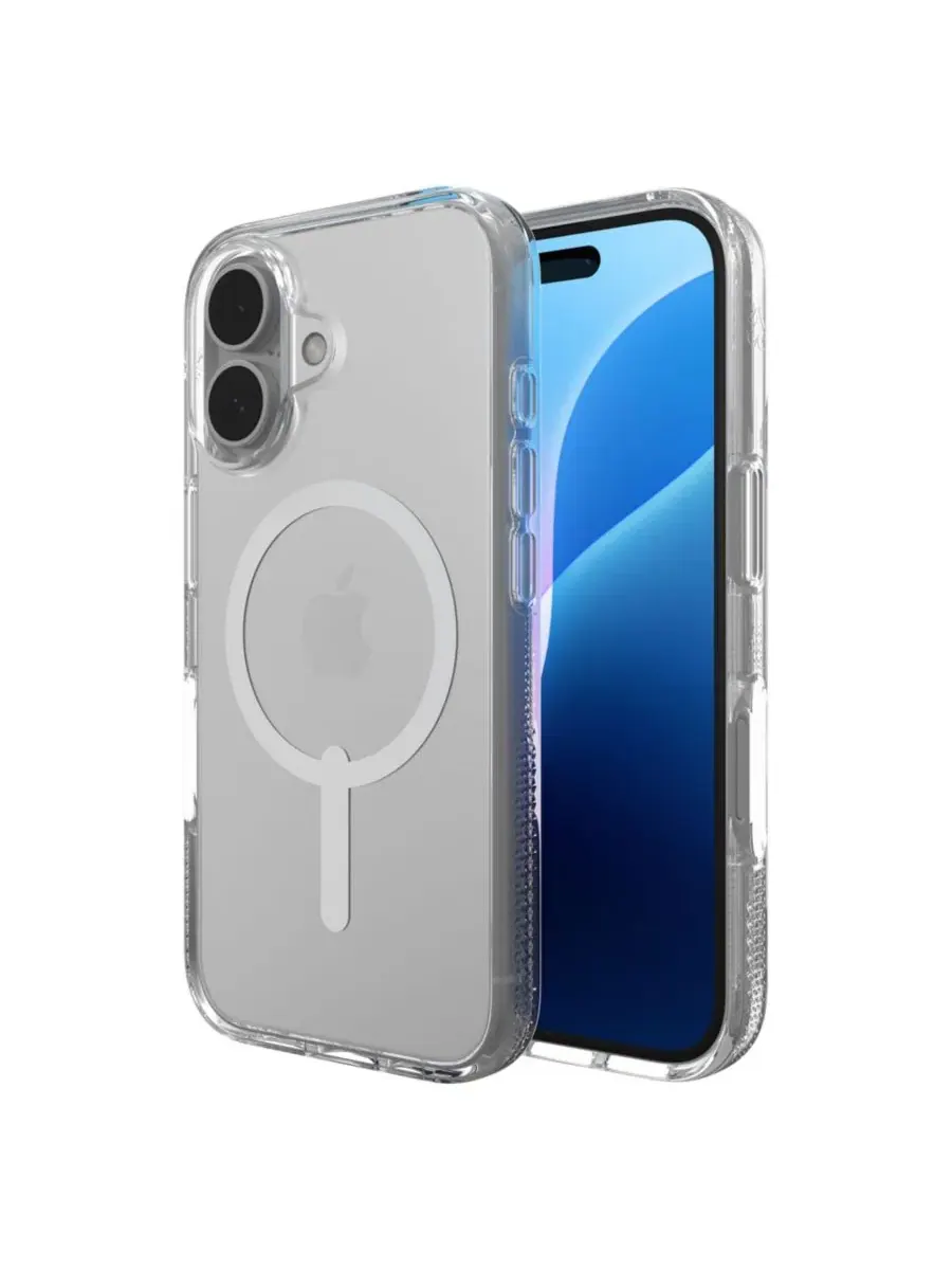 Чехол Crystal Palace Snap MagSafe для Apple iPhone 16 ZAGG — прозрачный