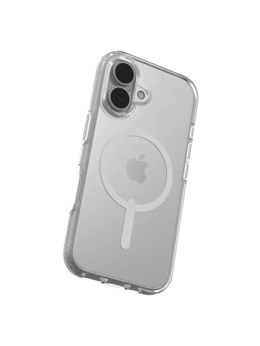 Чехол Crystal Palace Snap MagSafe для Apple iPhone 16 ZAGG — изображение 7 из 9, прозрачный