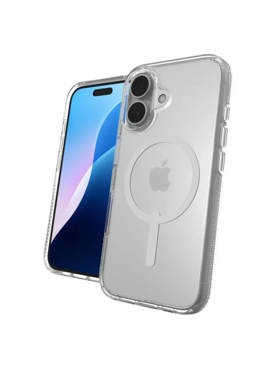 Чехол Crystal Palace Snap MagSafe для Apple iPhone 16 ZAGG — изображение 9 из 9, прозрачный