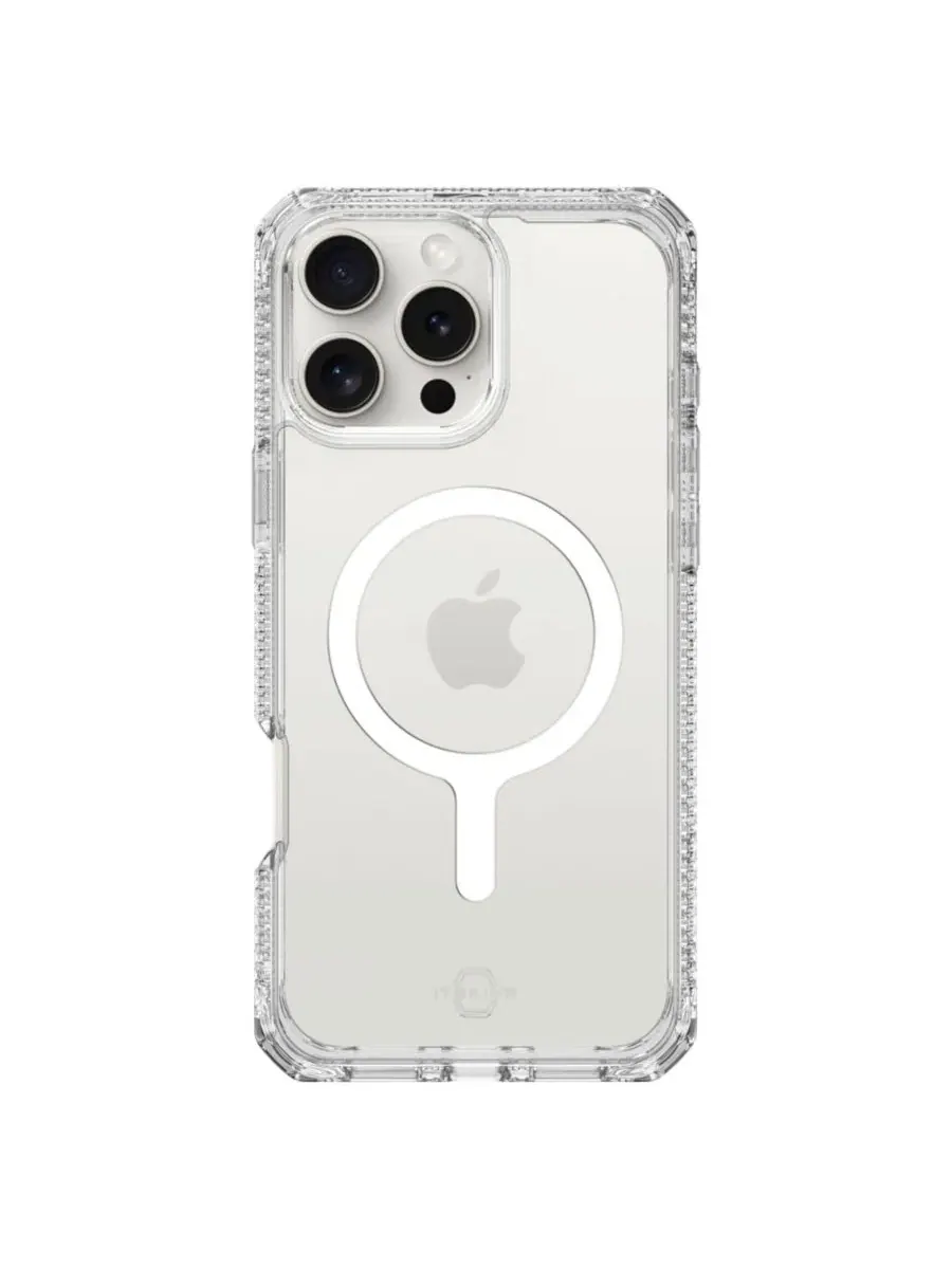 Чехол-гибрид с прозрачной спинкой для Apple iPhone 16 Pro Max