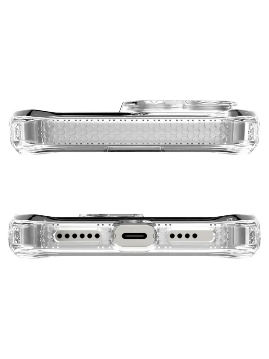 Чехол-гибрид с прозрачной спинкой для Apple iPhone 16 Pro Max — изображение 4 из 5, прозрачный