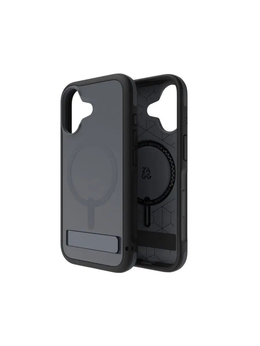 Чехол Sedona Snap MagSafe с подставкой для Apple iPhone 17 ZAGG — изображение 2 из 9, серый