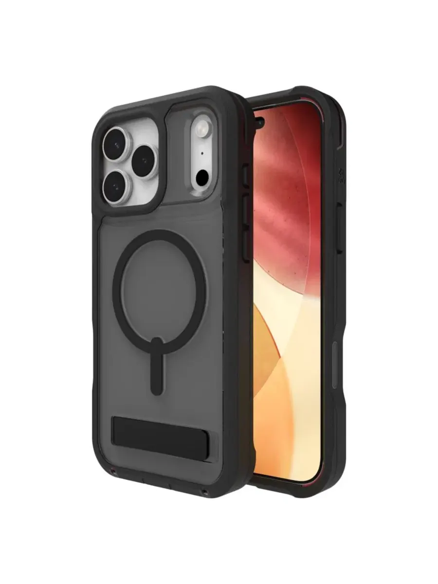 Чехол-книжка Rainier Snap MagSafe Case with Kickstand для Apple iPhone 17 Pro Max ZAGG — черный