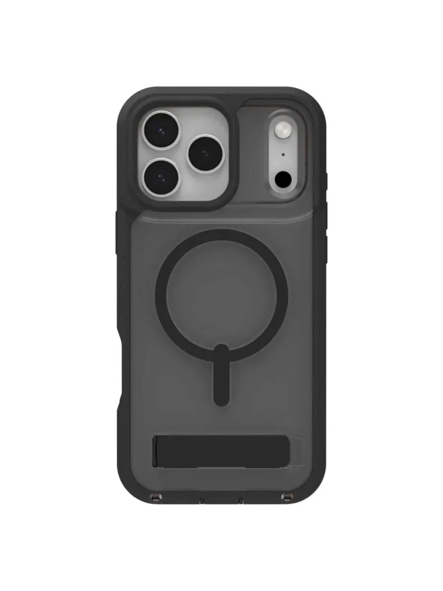 Чехол-книжка Rainier Snap MagSafe Case with Kickstand для Apple iPhone 17 Pro Max ZAGG — изображение 2 из 9, черный