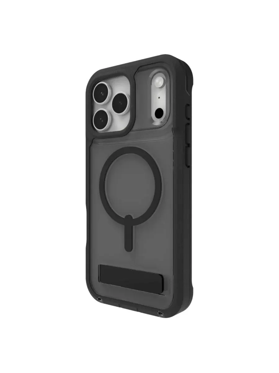 Чехол-книжка Rainier Snap MagSafe Case with Kickstand для Apple iPhone 17 Pro Max ZAGG — изображение 3 из 9, черный
