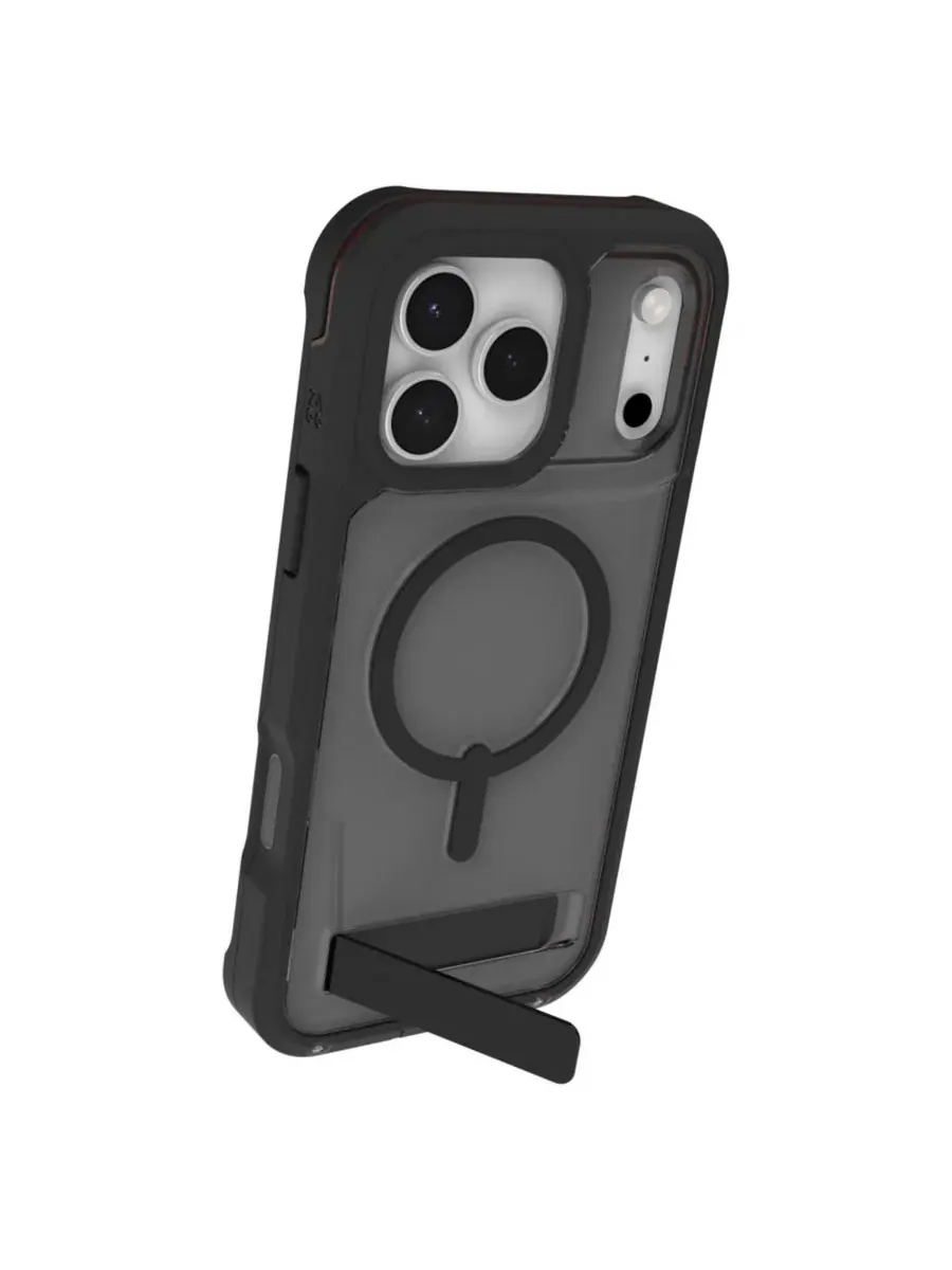Чехол-книжка Rainier Snap MagSafe Case with Kickstand для Apple iPhone 17 Pro Max ZAGG — изображение 6 из 9, черный