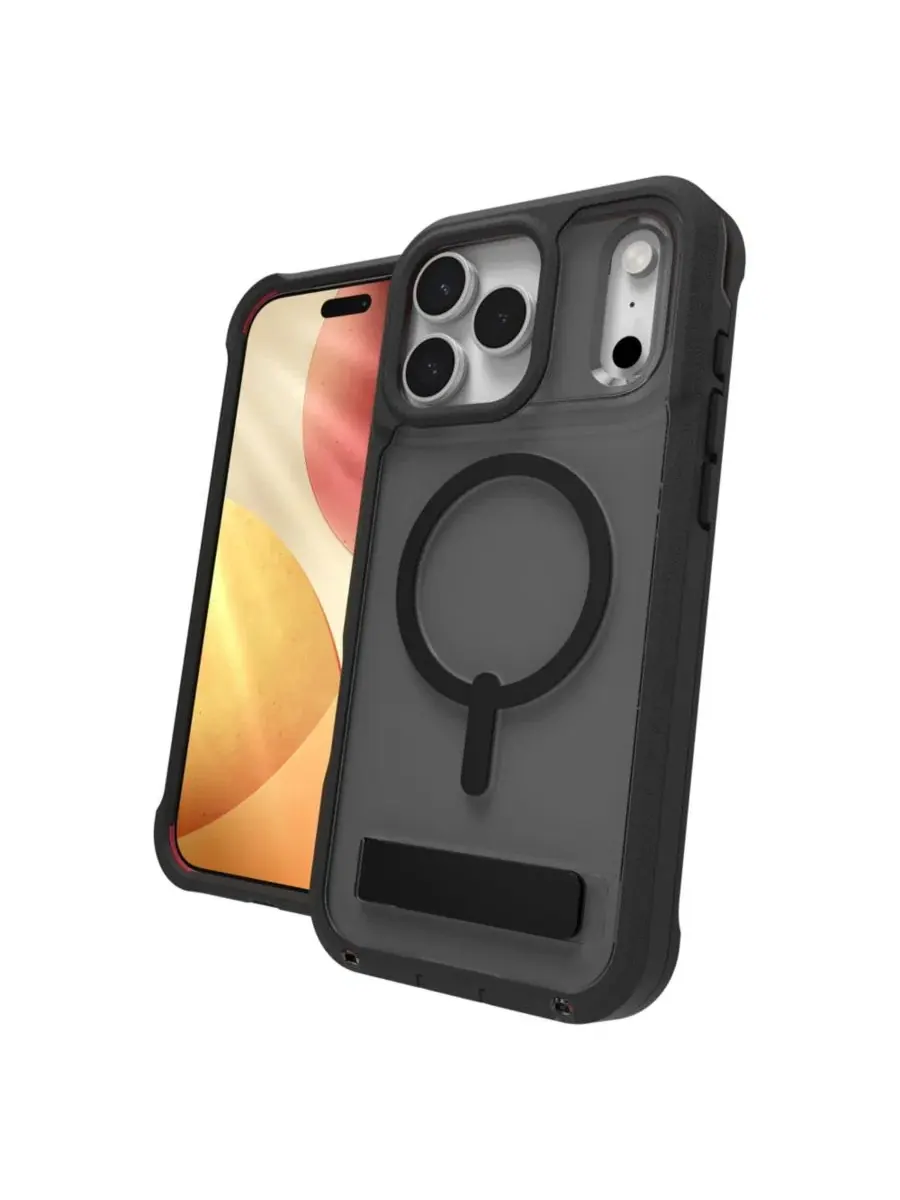 Чехол-книжка Rainier Snap MagSafe Case with Kickstand для Apple iPhone 17 Pro Max ZAGG — изображение 9 из 9, черный
