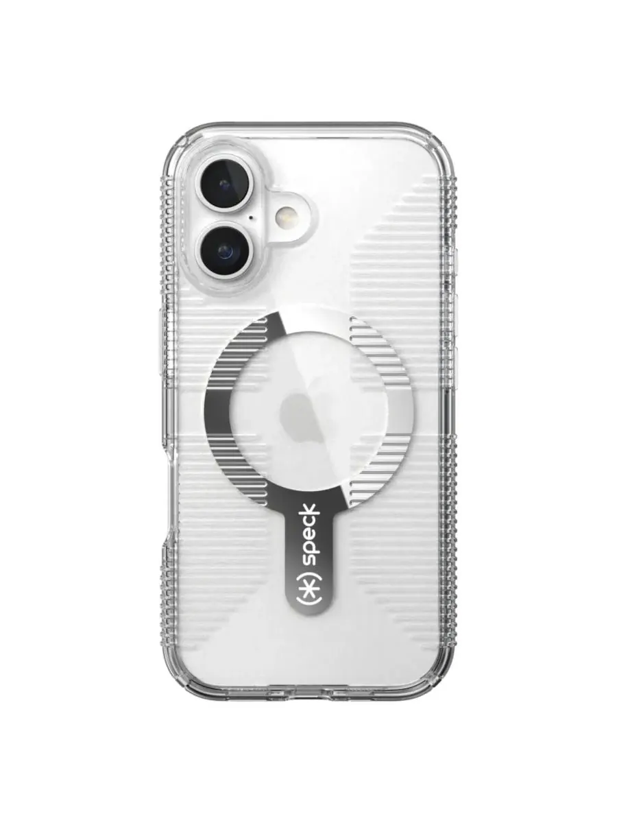Защитный чехол с MagSafe Gemshell Grip для Apple iPhone 16 Speck — прозрачный