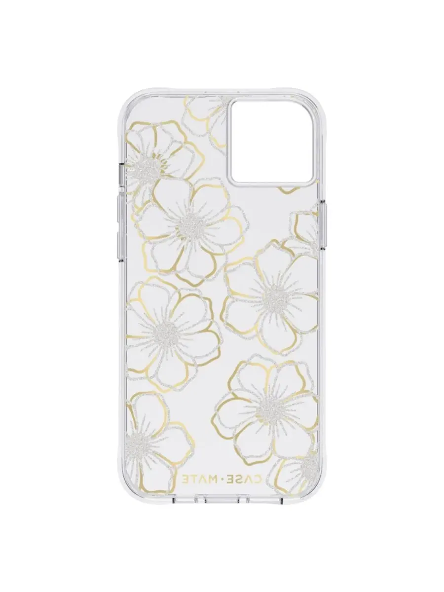 Чехол Floral Gems для Apple iPhone 14 Plus Case-Mate — изображение 4 из 5, золото