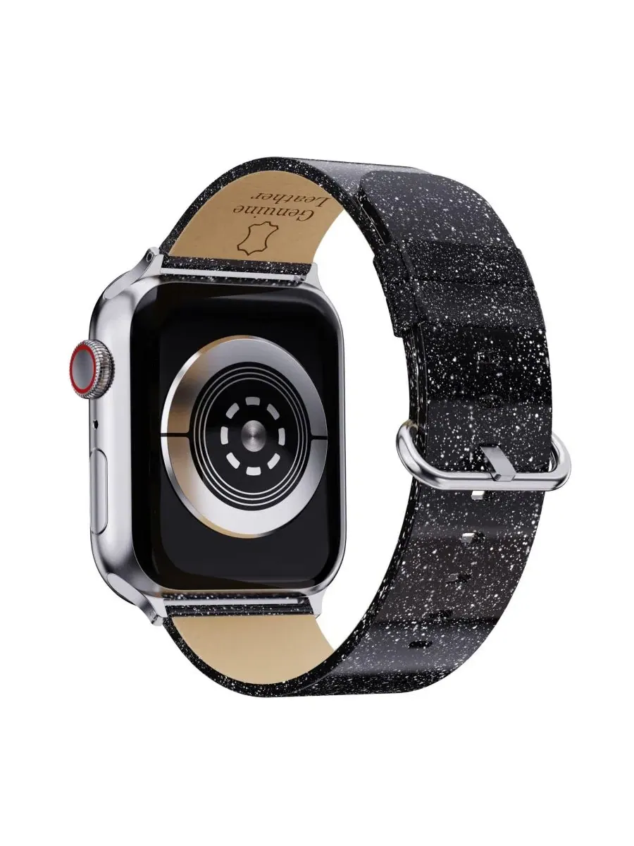 Комплект ремешков для Apple Watch, с блестками Waloo — изображение 6 из 6, синий черный