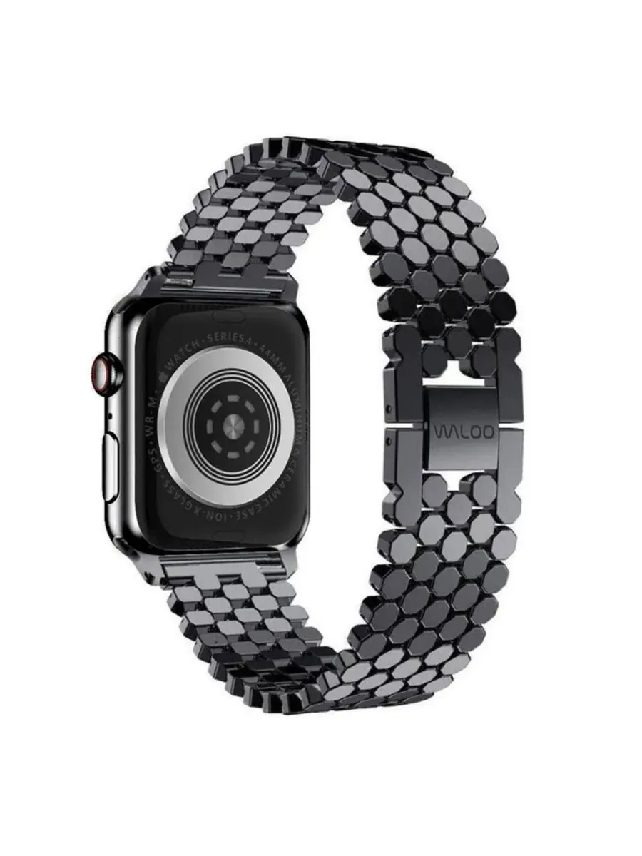 Ремешок Honeycomb Style для Apple Watch Waloo — изображение 2 из 3, черный