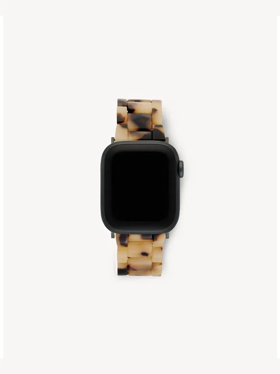 Ремешок для Apple Watch из итальянского ацетата, с комплектом для подгонки Machete — черный
