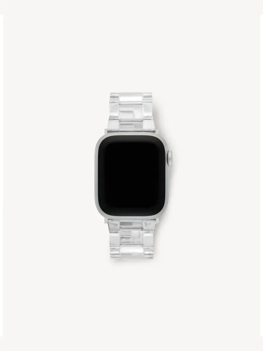 Ремешок для Apple Watch из итальянского ацетата, универсальный Machete — серебристый