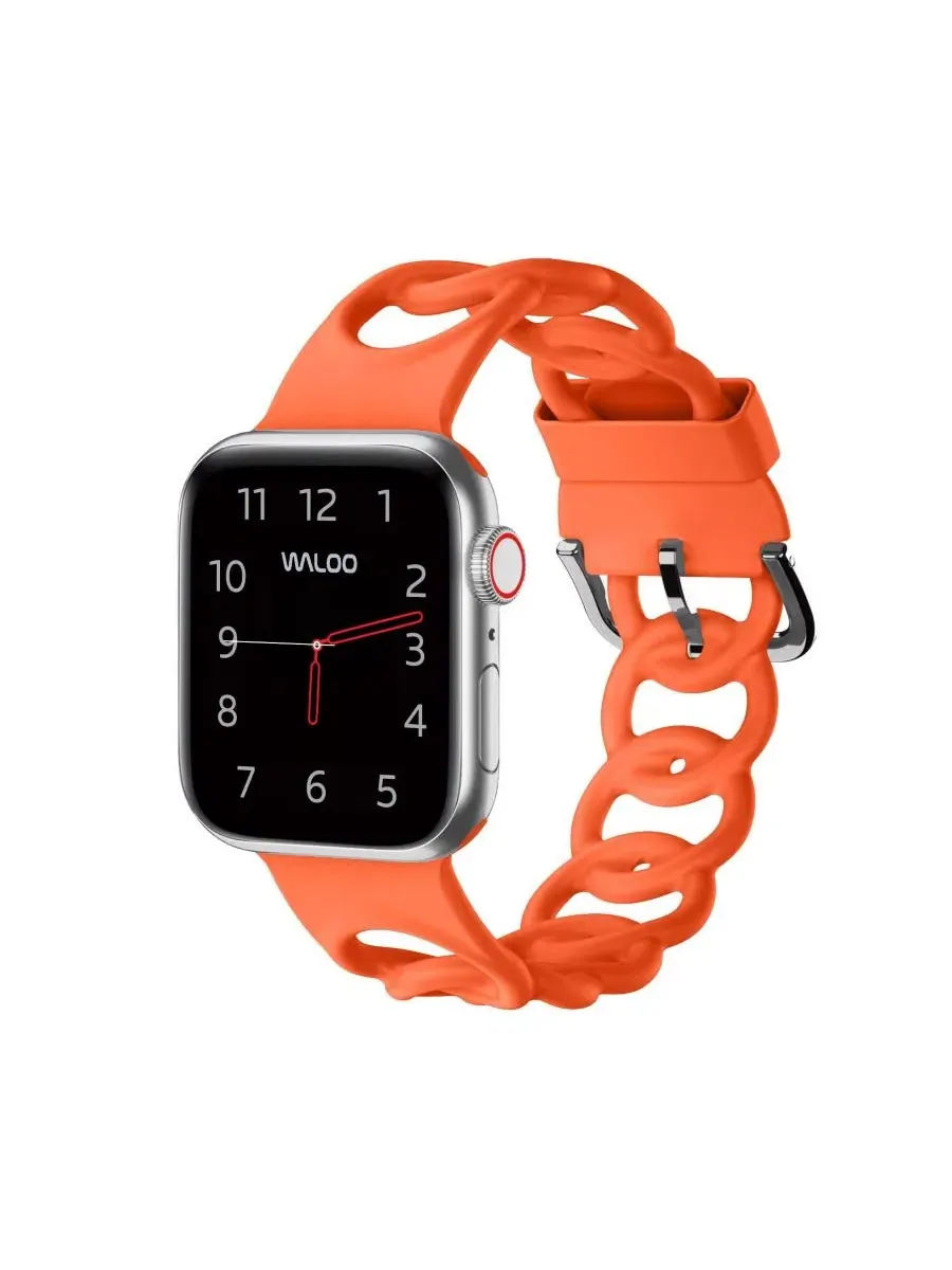 Силиконовый ремешок-петля с пряжкой для Apple Watch Waloo