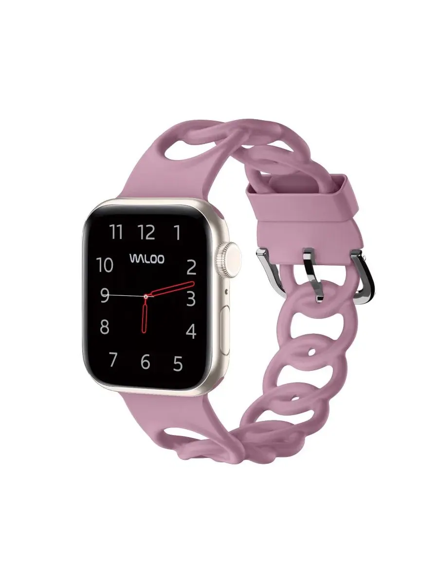Силиконовый ремешок с петлями для Apple Watch Waloo