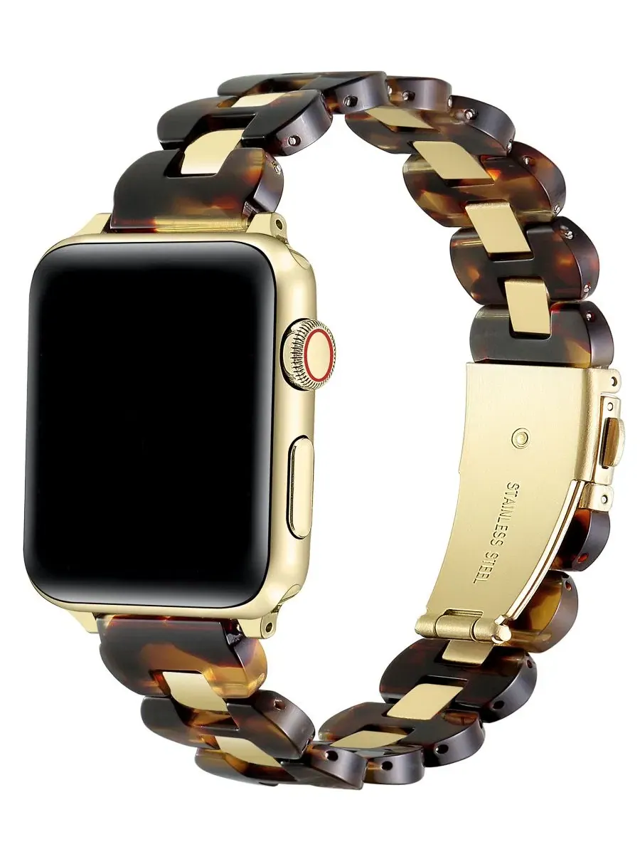 Браслет Aria Scalloped Resin Stainless Steel Band для Apple Watch Posh Tech