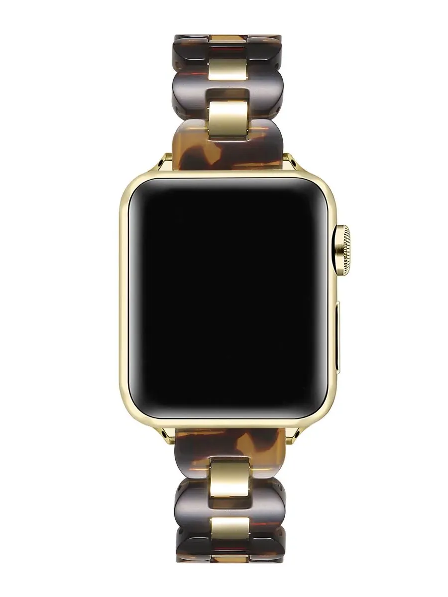 Браслет Aria Scalloped Resin Stainless Steel Band для Apple Watch Posh Tech — изображение 4 из 4, золотистый
