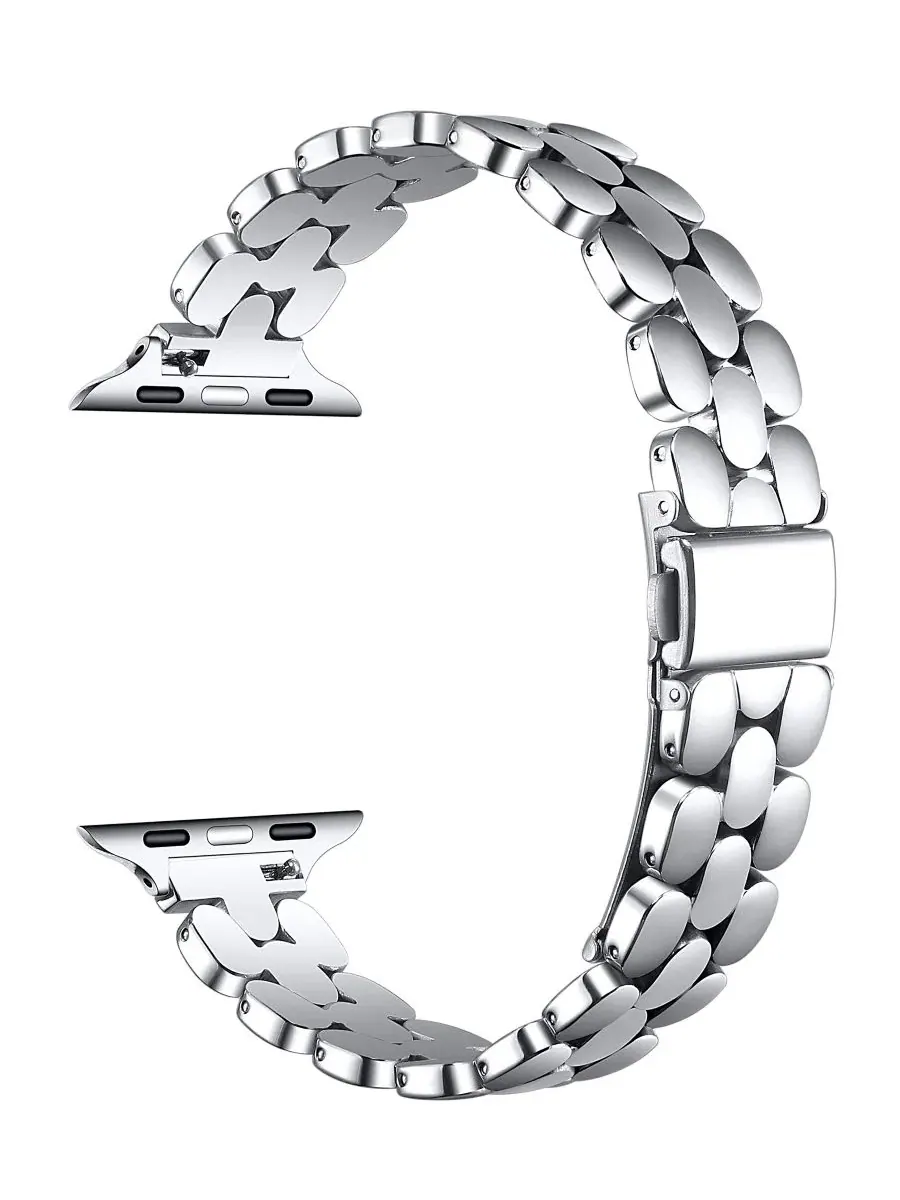 Браслет Emery Stainless Steel Band для Apple Watch Posh Tech — изображение 2 из 4, серебряный