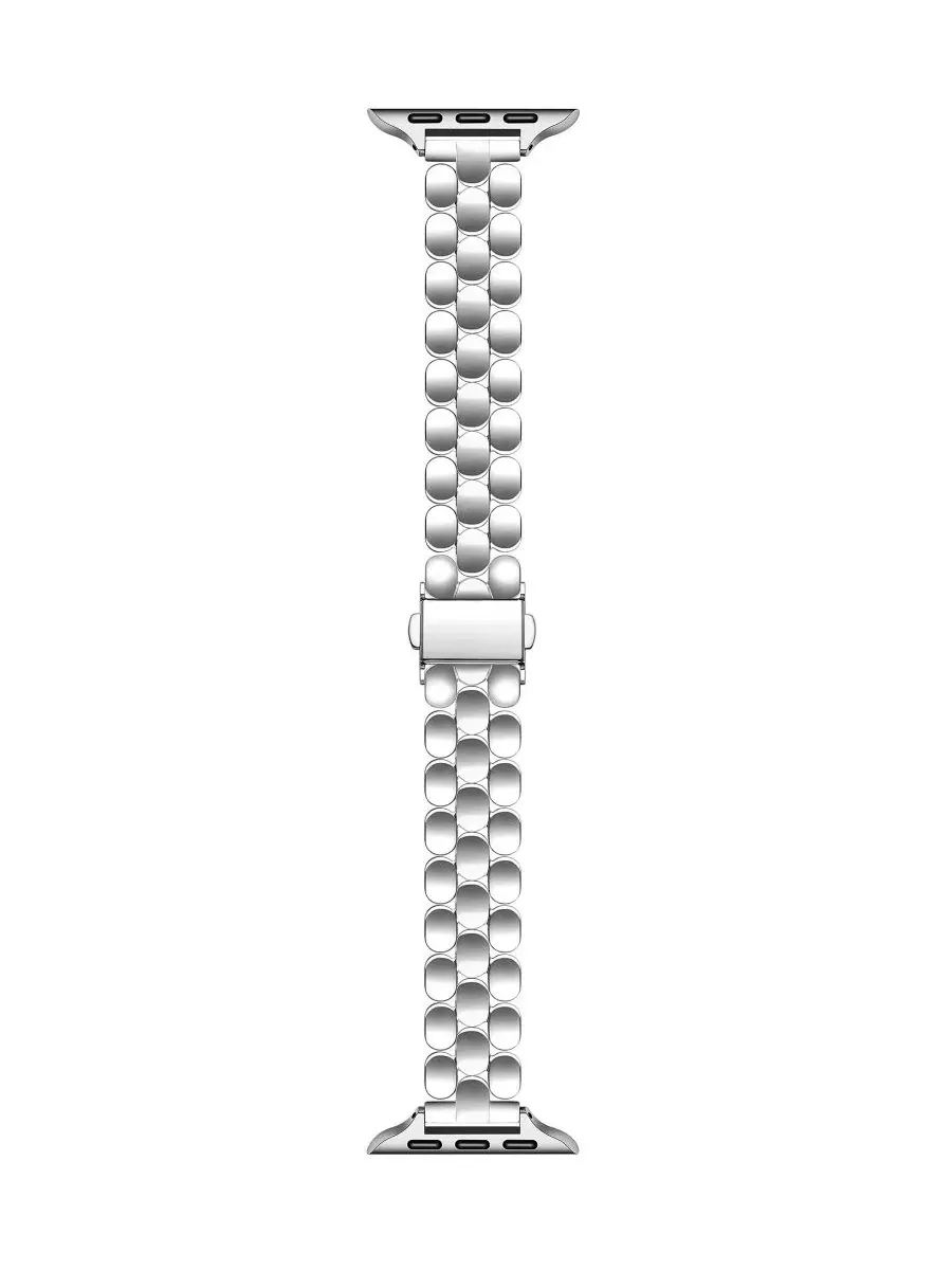 Браслет Emery Stainless Steel Band для Apple Watch Posh Tech — изображение 3 из 4, серебряный