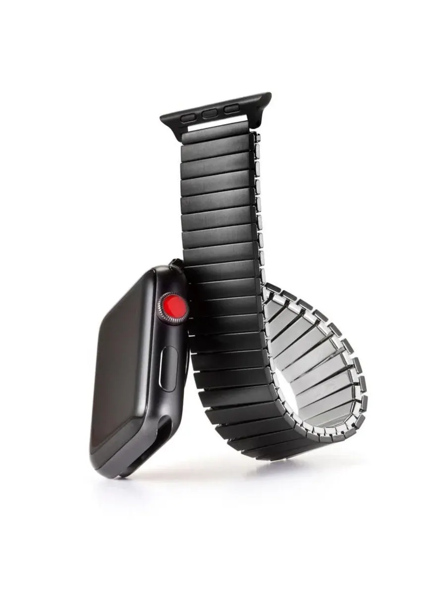 Ремешок Twist-O-Flex для Apple Watch (серии 1-8) 42/44/45 мм, из нержавеющей стали