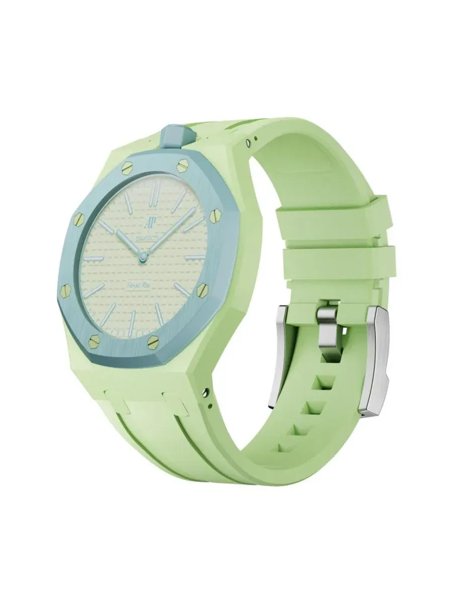 Силиконовый ремешок для часов Performance Replacement Band Waloo, Pistachio Mint — изображение 2 из 3