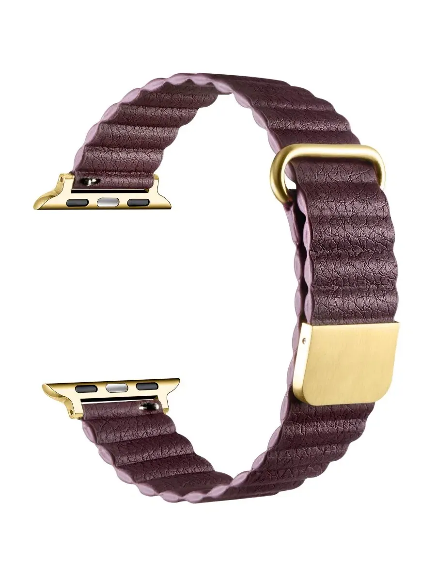 Ремешок из экокожи Dakota для Apple Watch Posh Tech — изображение 2 из 4, бордовый