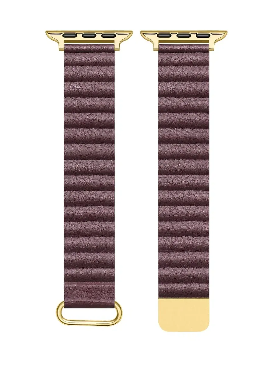 Ремешок из экокожи Dakota для Apple Watch Posh Tech — изображение 3 из 4, бордовый