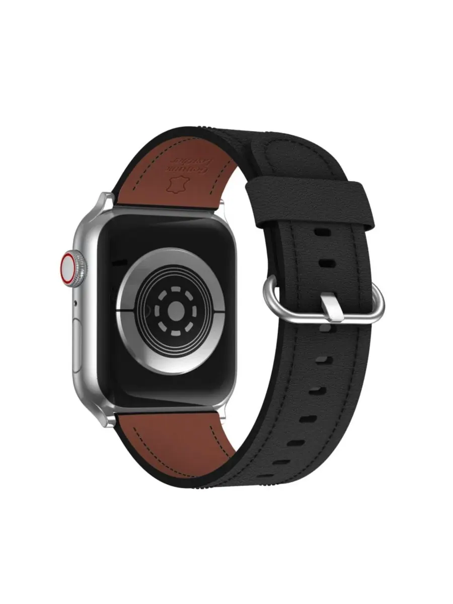 Ремешок из натуральной кожи для Apple Watch Waloo — изображение 5 из 5, черный