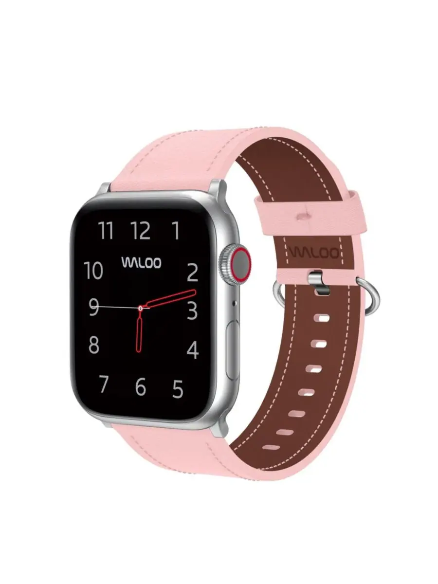 Ремешок для Apple Watch из натуральной кожи, с пряжкой Waloo