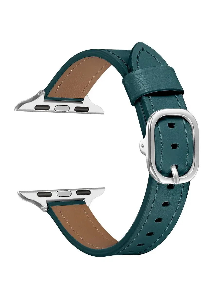 Ремешок Carmen Leather Band для Apple Watch Posh Tech — изображение 2 из 4, бирюзовый