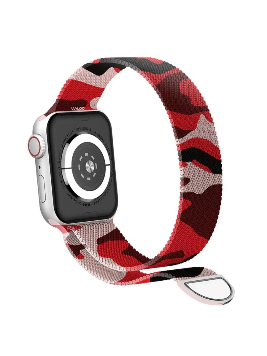 Ремешок для Apple Watch Waloo Magnetic Mesh — изображение 2 из 4, красный