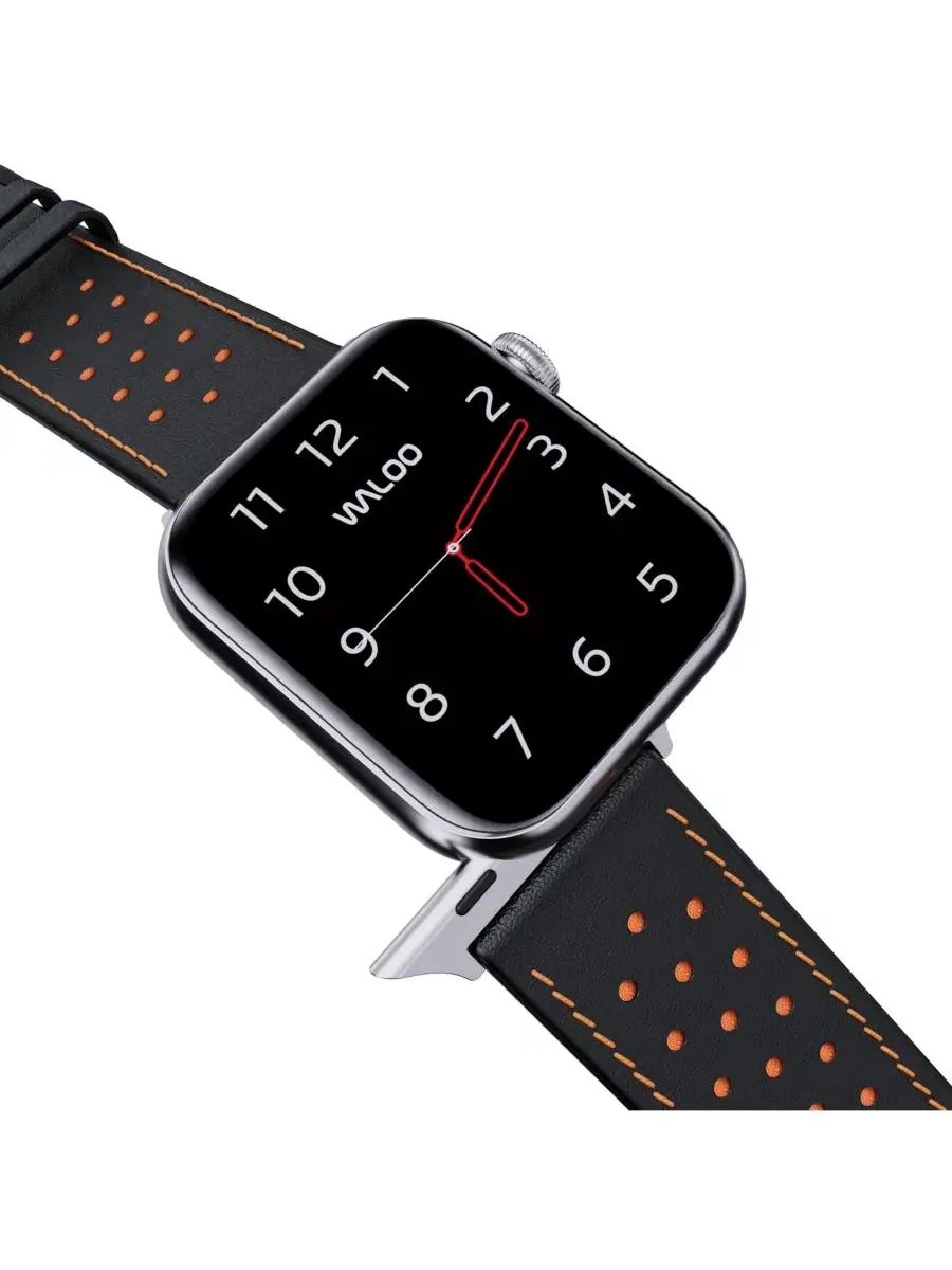 Ремешок для Apple Watch из натуральной кожи Waloo — изображение 2 из 5, черный