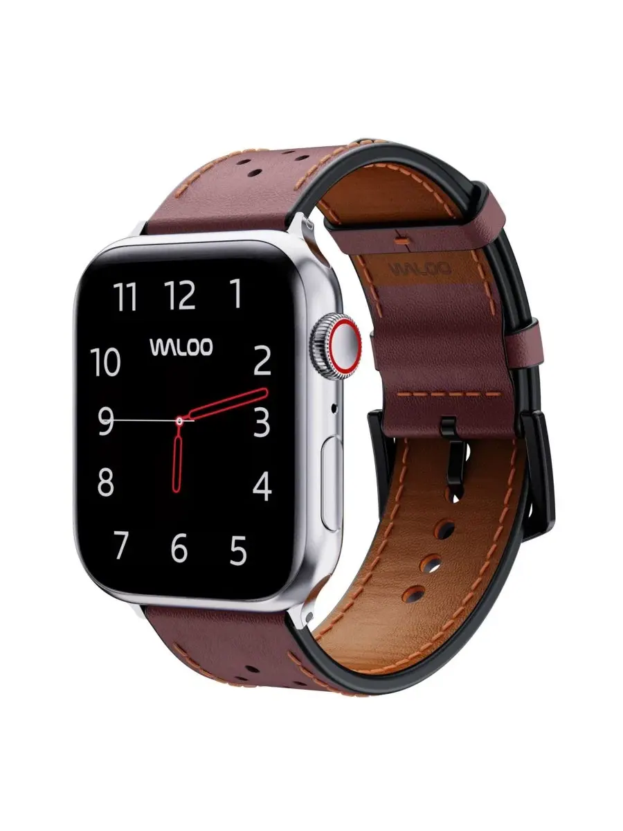 Ремешок для Apple Watch из натуральной кожи, с пряжкой Waloo