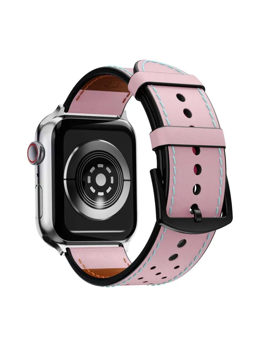 Ремешок для Apple Watch из кожи Waloo — изображение 3 из 5, розовый